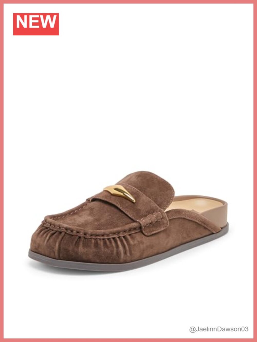 Dolce Vita Suede Mule Loafers Slip-On Open Back Low Heel